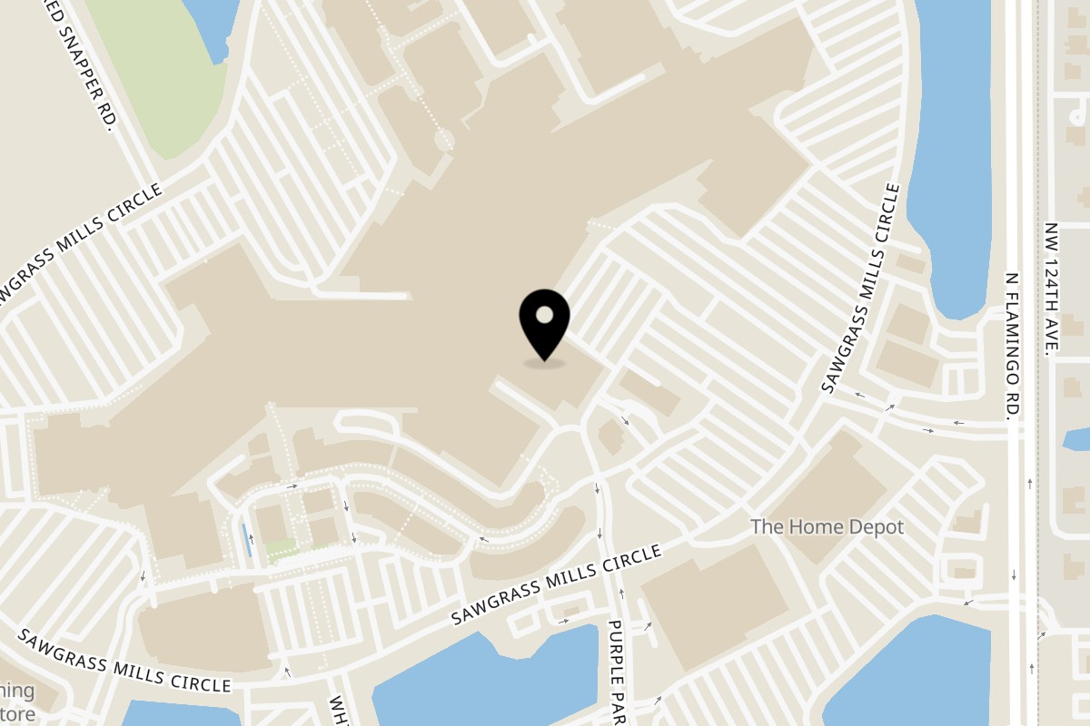 Map showing the location of ECCO! Di Avellino on 12801 W Sunrise Blvd #711 in Sunrise